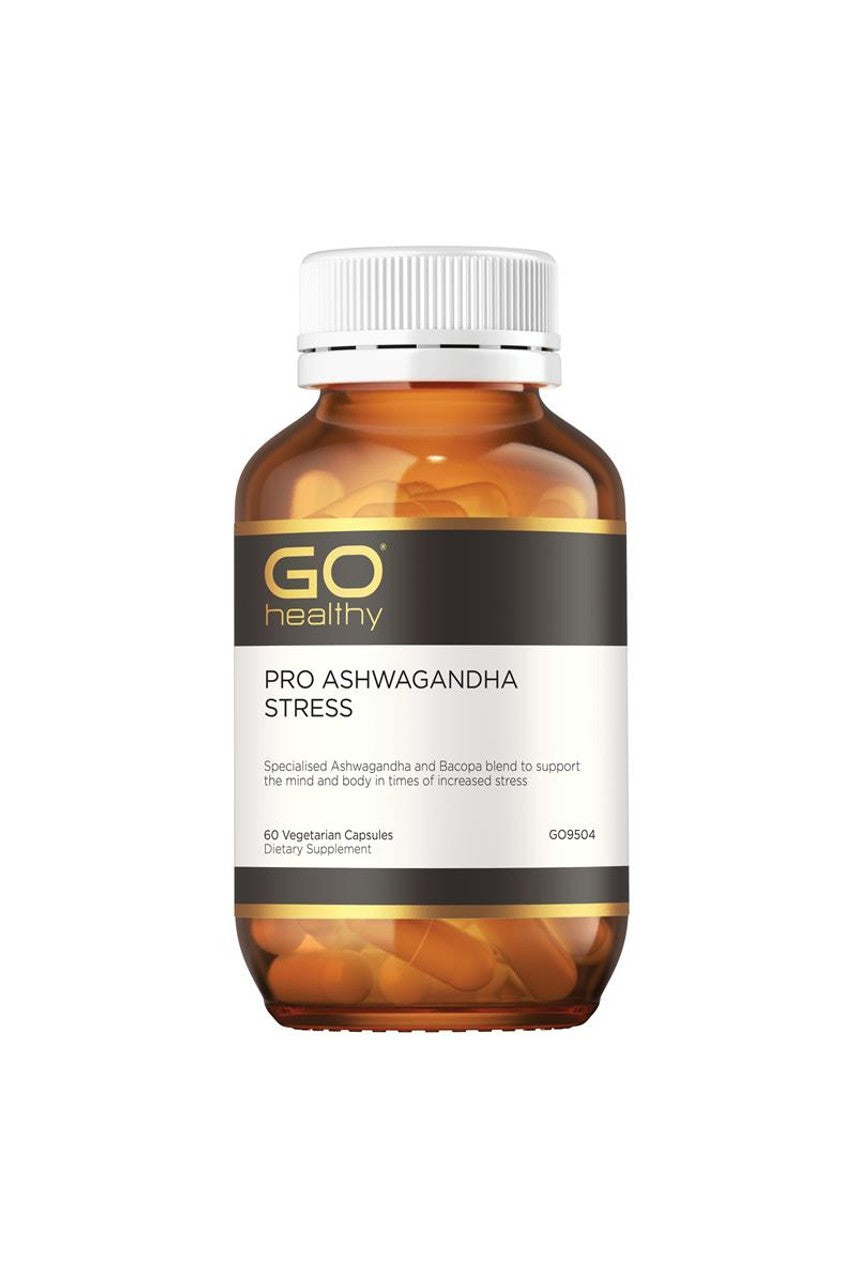 GO PRO Ashwagandha Stress VCaps 60s - Life Pharmacy St Lukes