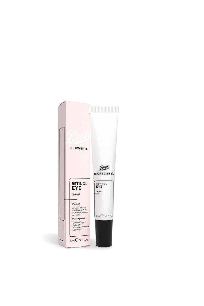BOOTS Ingredients Retinol Eye Cream 15ml - Life Pharmacy St Lukes
