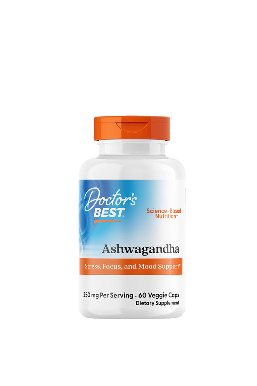 DOCTOR'S BEST Ashwagandha 125mg 60 Caps - Life Pharmacy St Lukes