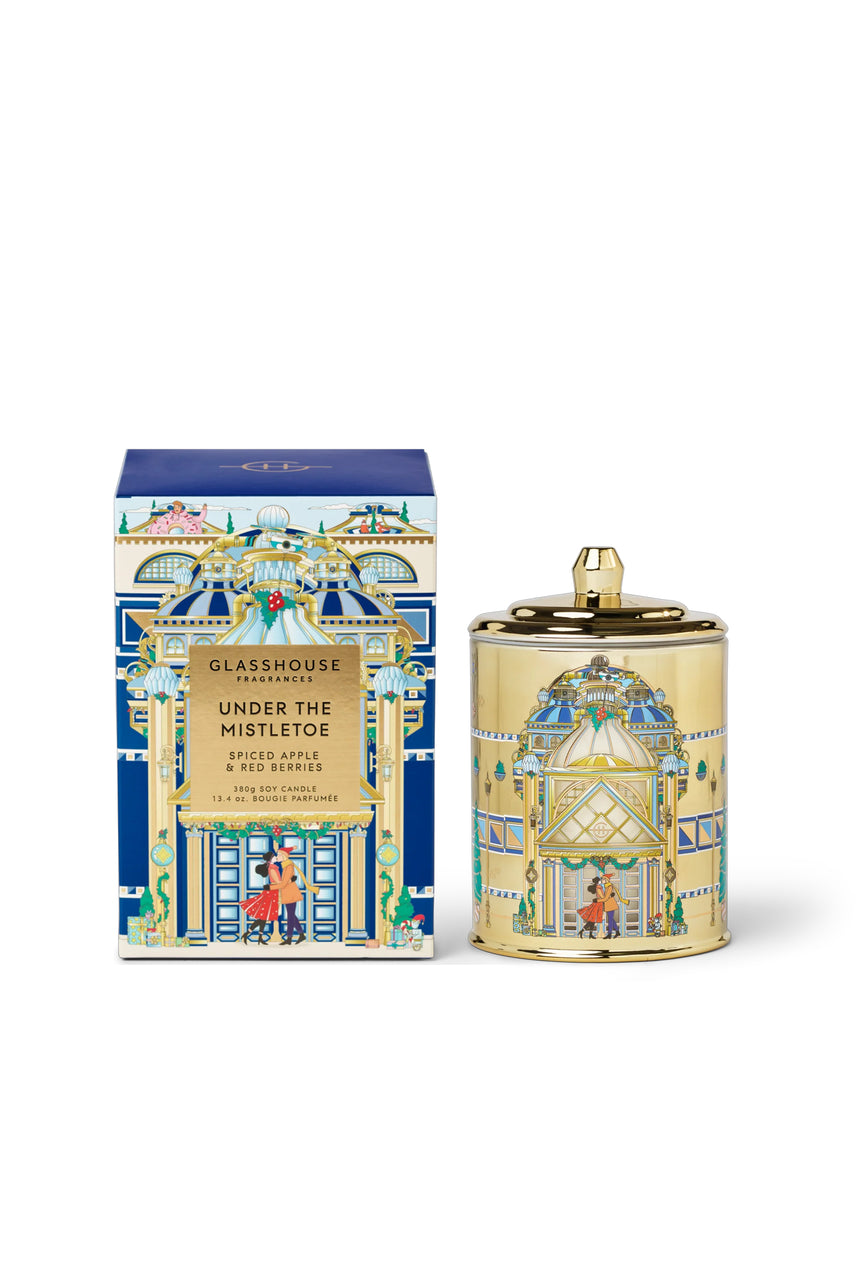 GLASSHOUSE FRAGRANCES Under the Mistletoe Soy Candle 380g - Life Pharmacy St Lukes