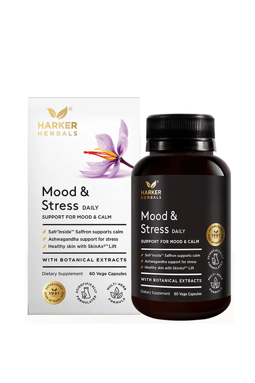 HARKER HERBALS Mood & Stress Caps 60s - Life Pharmacy St Lukes