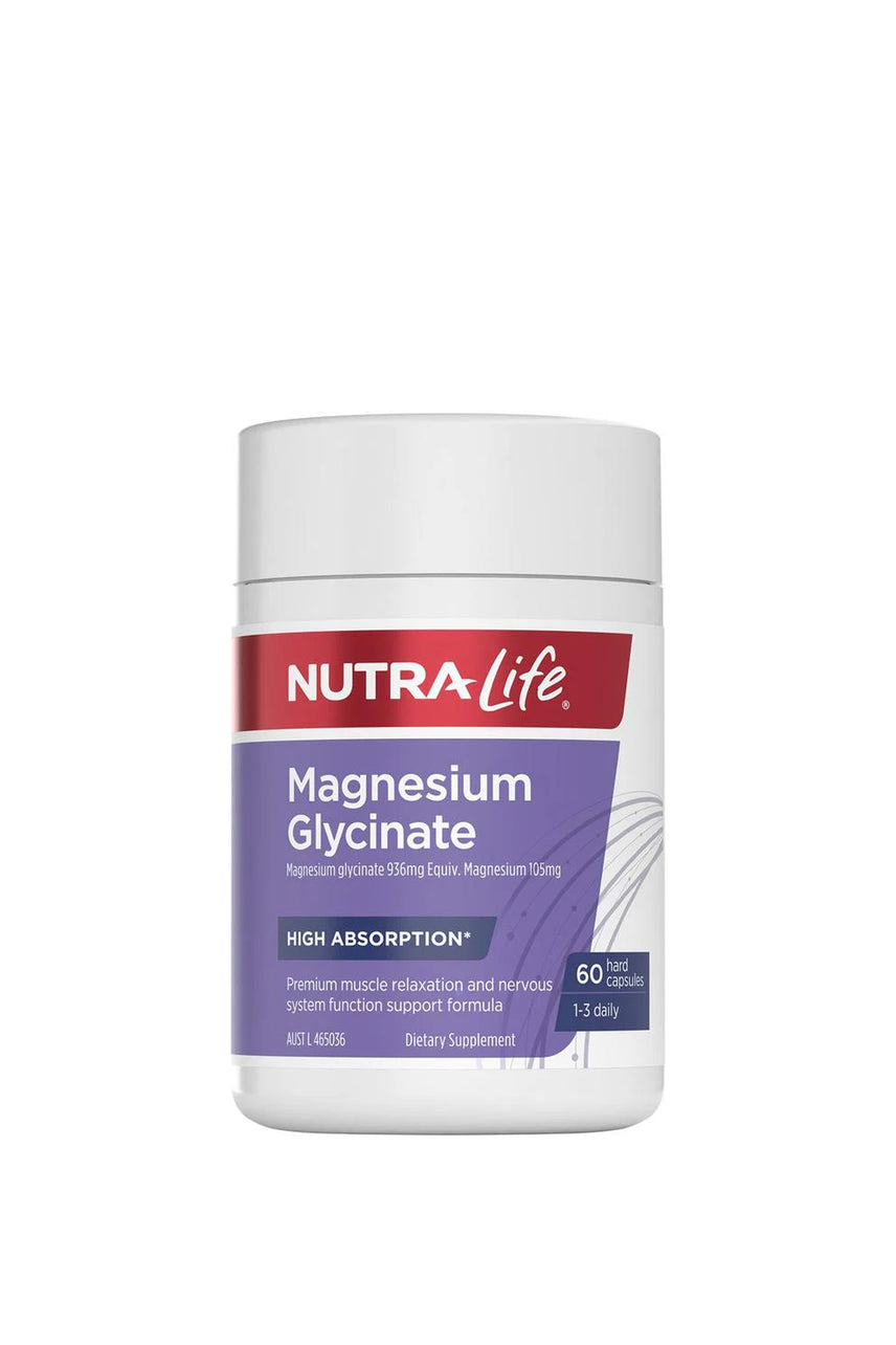 NUTRA LIFE Magnesium Glycinate High Absorption 60s - Life Pharmacy St Lukes
