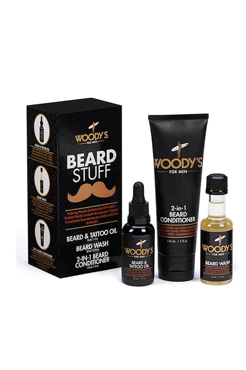 WOODY'S Beard Stuff Kit - Life Pharmacy St Lukes