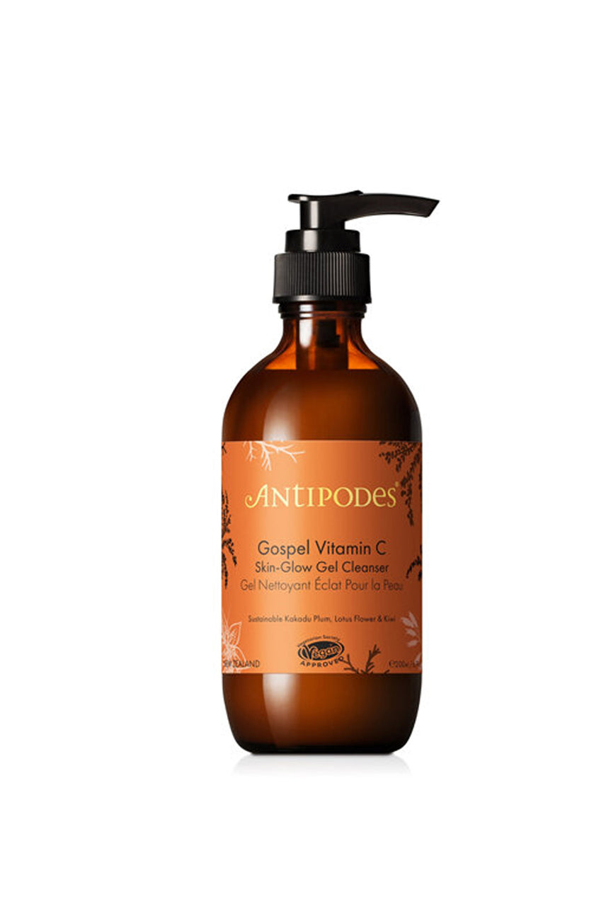 ANTIPODES Gospel Vitamin C Skin-Glow Gel Cleanser 200ml - Life Pharmacy St Lukes