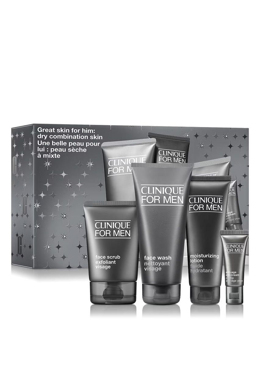 CLINIQUE Great Skin For Him Dry Combination Set - Life Pharmacy St Lukes