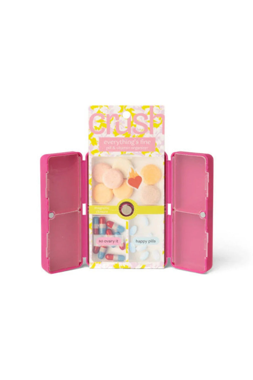 CRUSH Every things Fine Pill & Vitamin Case (assorted colours) - Life Pharmacy St Lukes