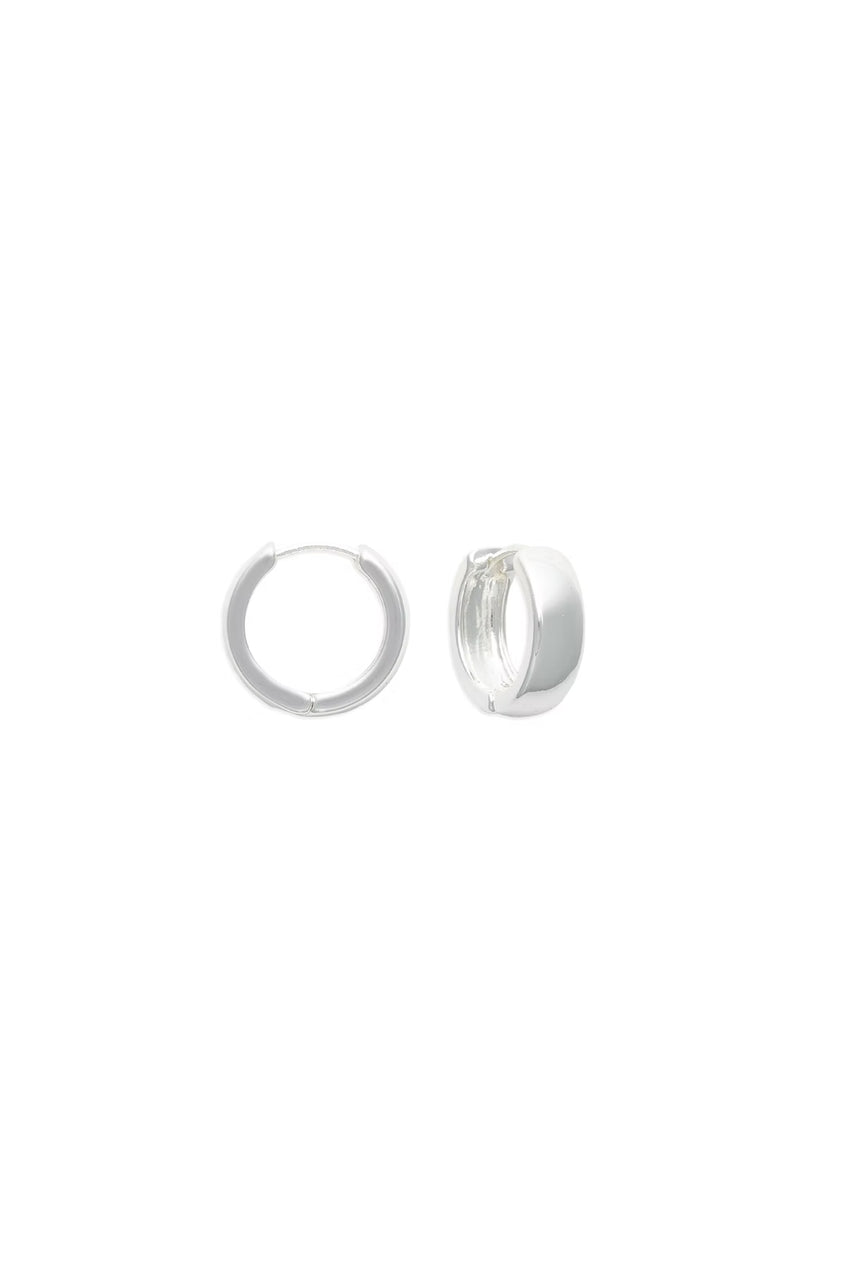 EarSense Silver 19mm Plain Huggie - Life Pharmacy St Lukes