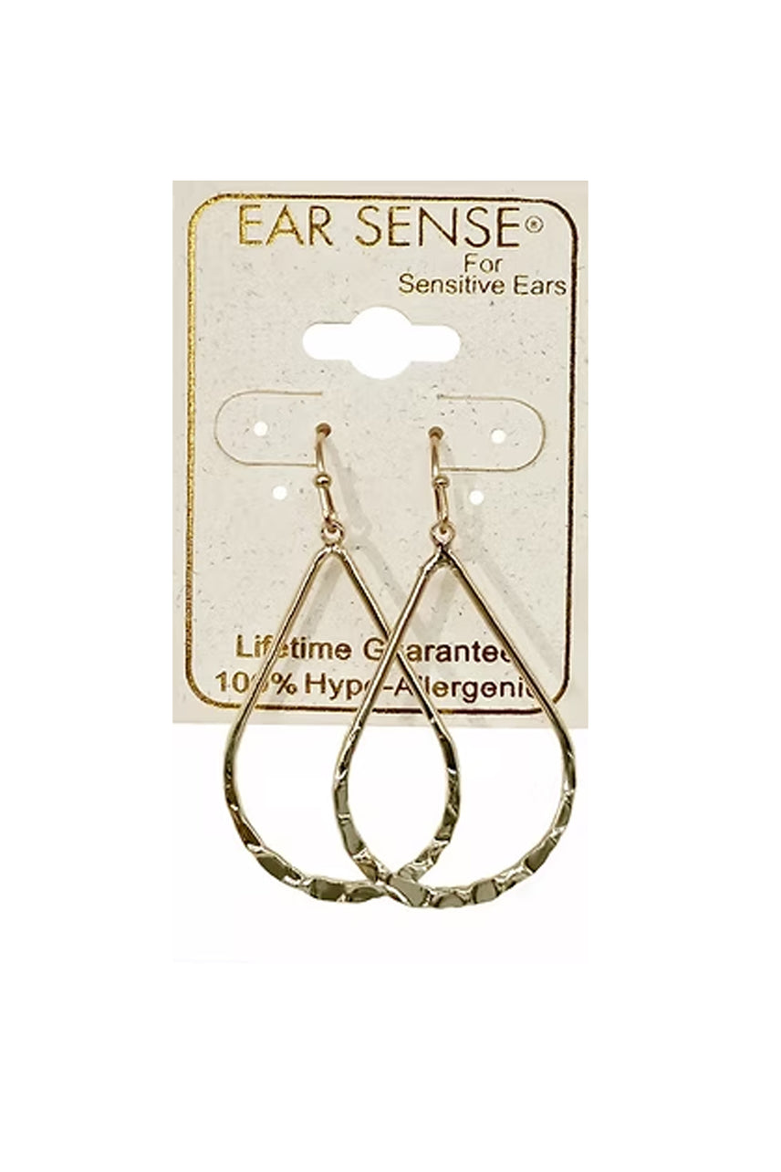 EarSense Gold Open Teardrop Hoop - Life Pharmacy St Lukes
