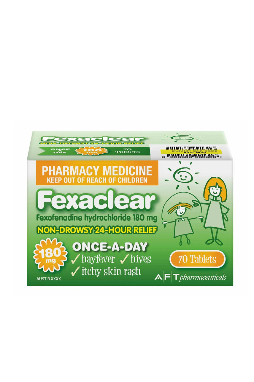 FEXACLEAR Tablet 180mg 70s - Life Pharmacy St Lukes