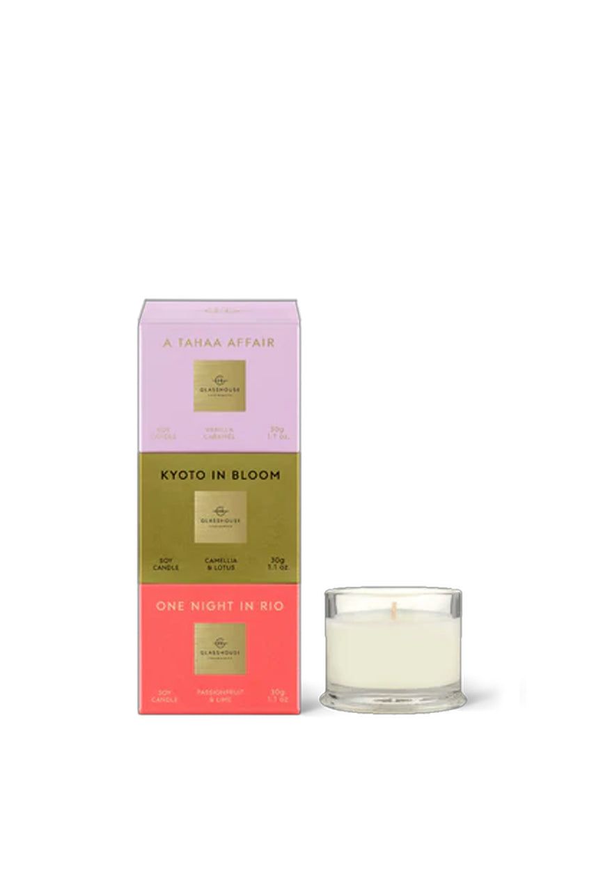 GLASSHOUSE FRAGRANCES Candle Set Trio - Life Pharmacy St Lukes