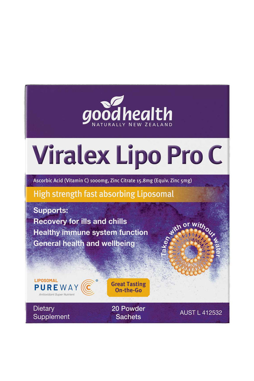 GOOD HEALTH Viralex Lipo Pro C 20 Powder Sachets - Life Pharmacy St Lukes