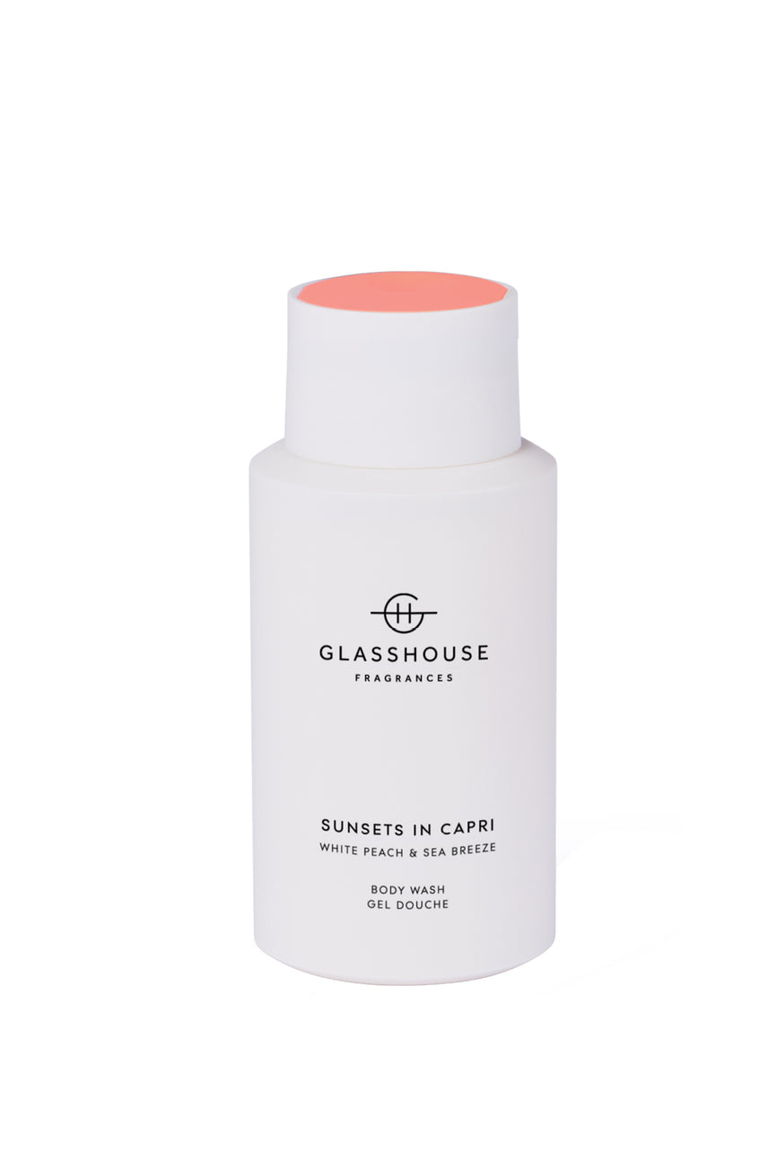 GLASSHOUSE FRAGRANCES Body Wash Sunsets In Capri 300ml