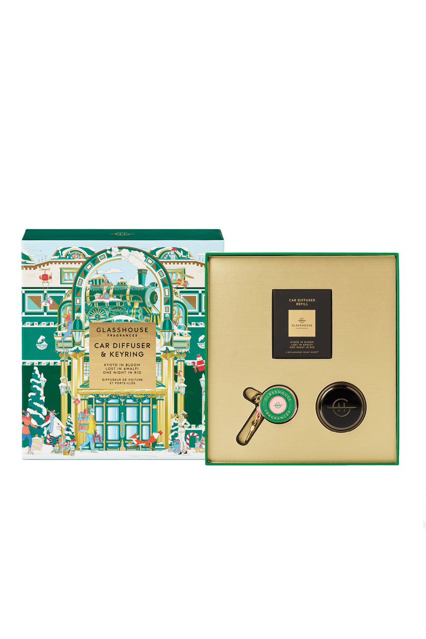 GLASSHOUSE Fragrances Car Diffuser & Key Ring Set - Life Pharmacy St Lukes