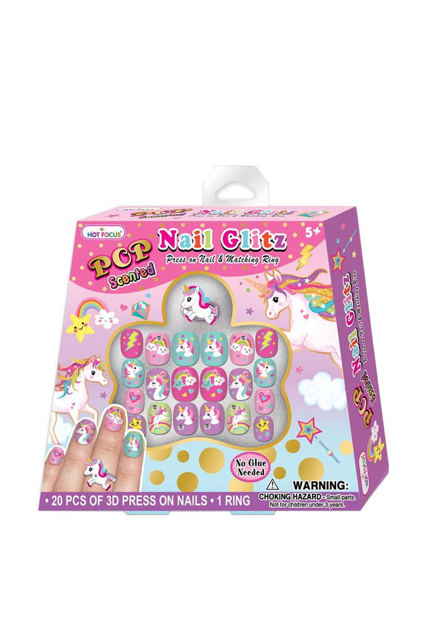 HOT FOCUS Pop Nail Glitz Set Unicorn - Life Pharmacy St Lukes
