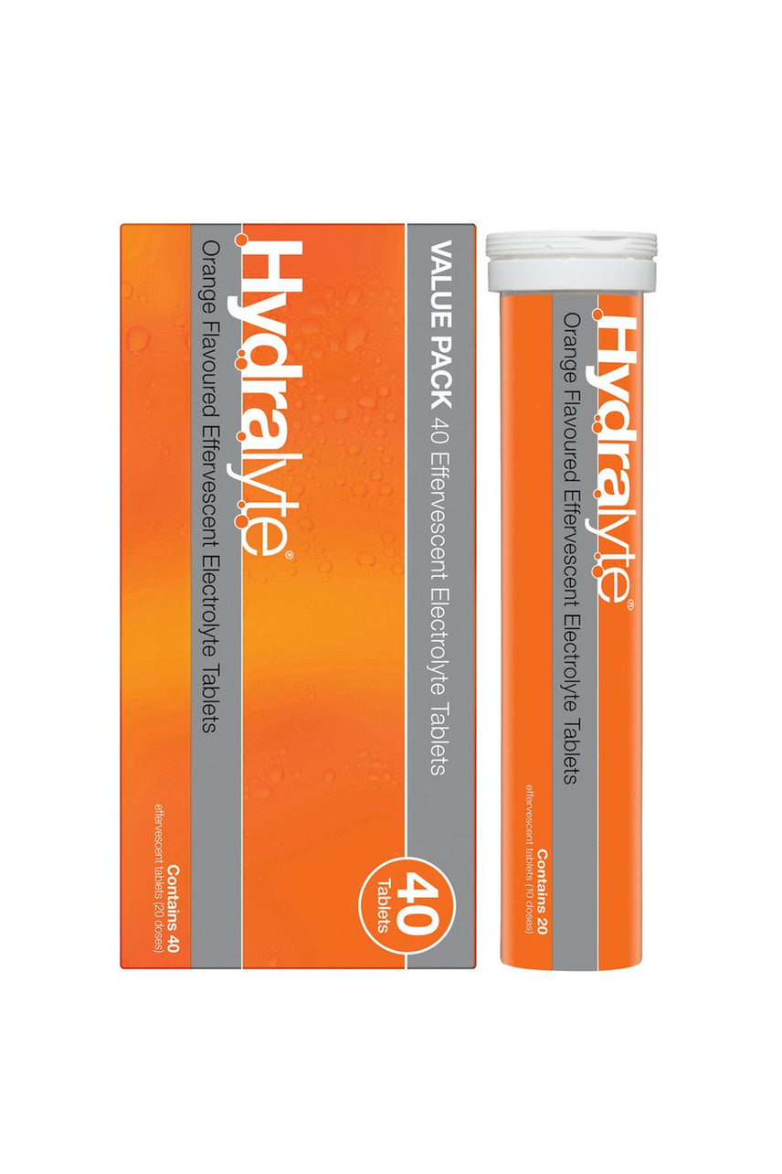 HYDRALYTE Effervescent Orange Tablets 40s - Life Pharmacy St Lukes