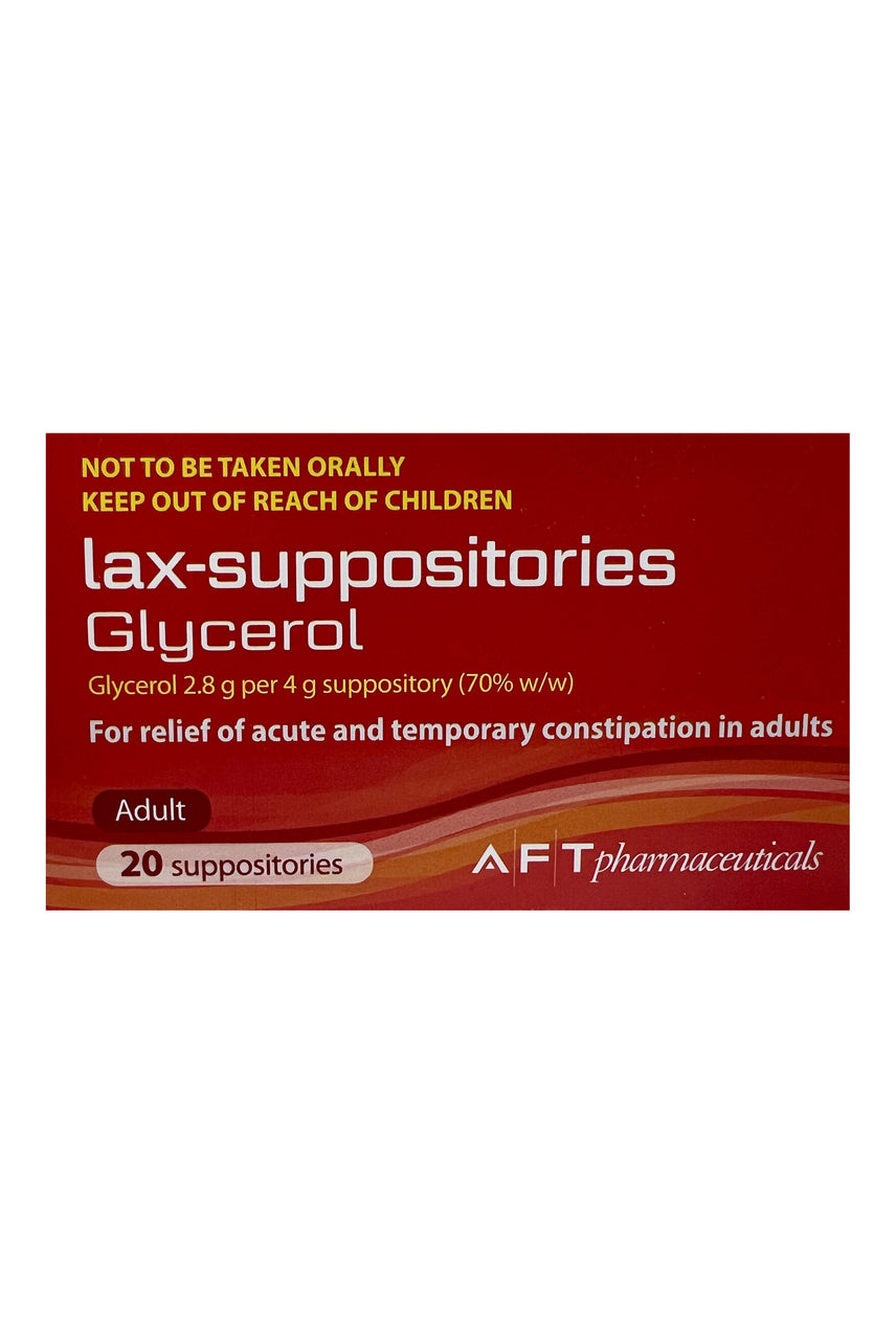 AFT Lax-Suppositories Glycerol 70%w/w 4g 20s - Life Pharmacy St Lukes