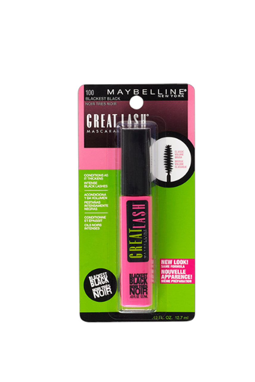 MAYBELLINE Great Lash Waterproof Very Black - Life Pharmacy St Lukes