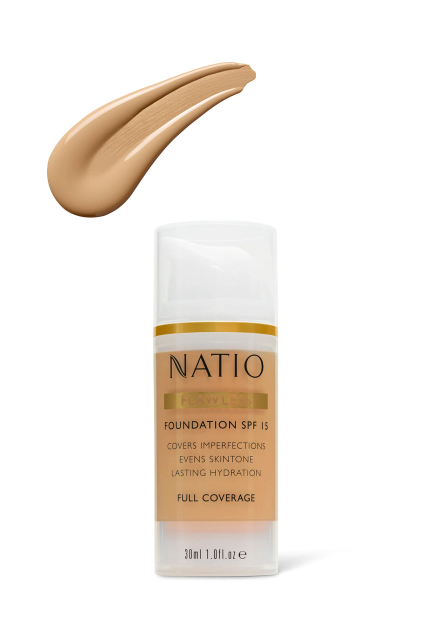 NATIO Flawless Foundation SPF 15 Medium - Life Pharmacy St Lukes
