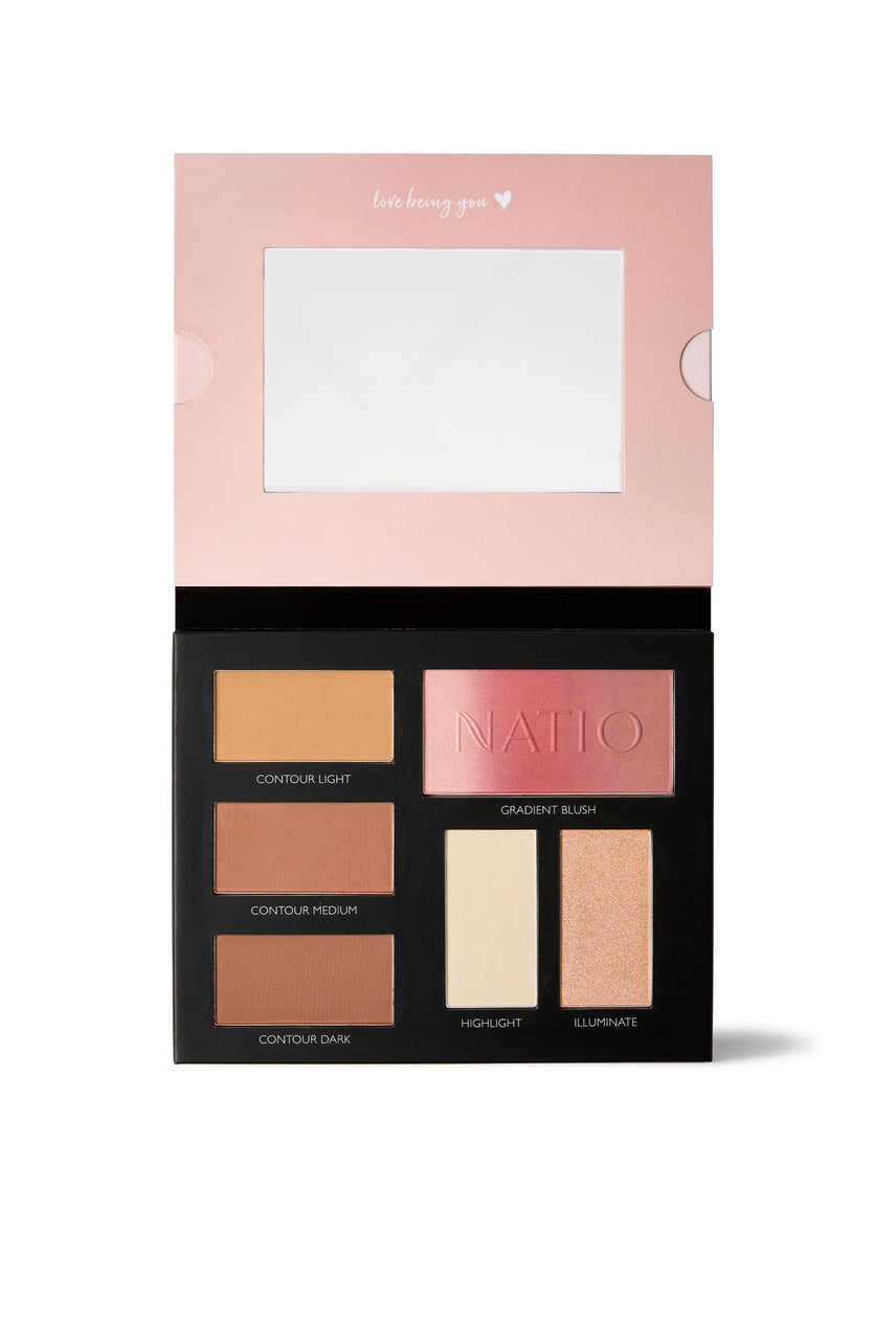 NATIO Natural Glow Contour Book 30g - Life Pharmacy St Lukes