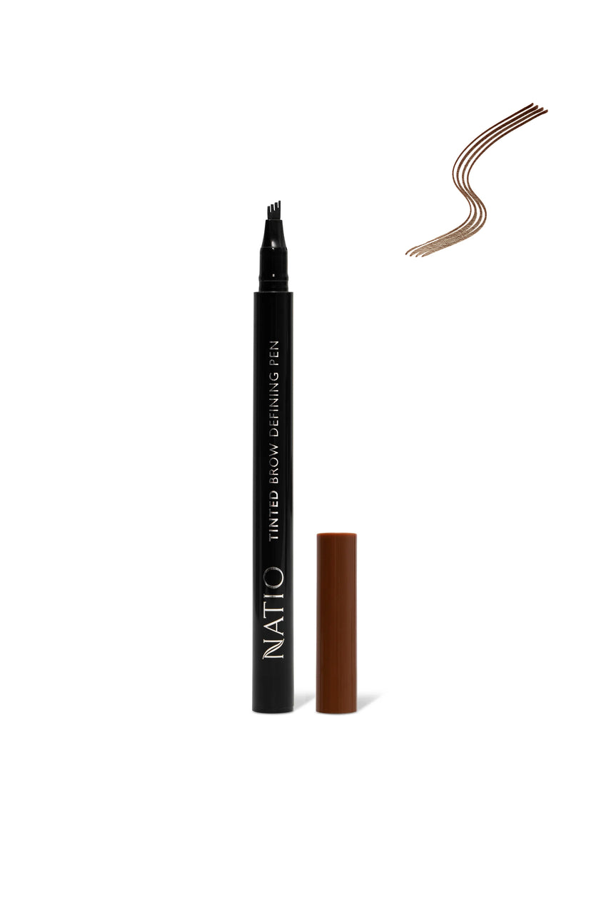 NATIO Tinted Brow Defining Pen Dark Brown - Life Pharmacy St Lukes