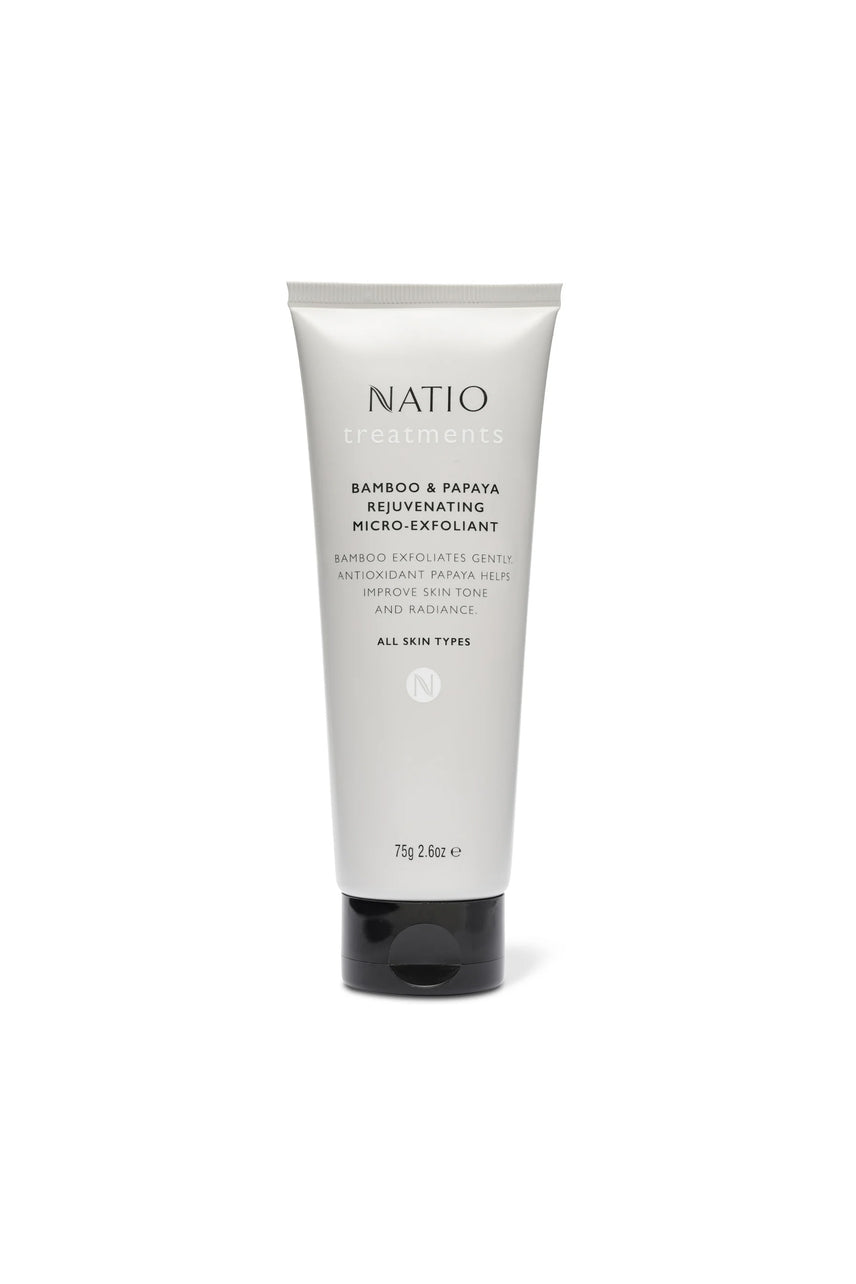 NATIO Bamboo & Papaya Rejuvenating Micro-Exfoliant 75g - Life Pharmacy St Lukes