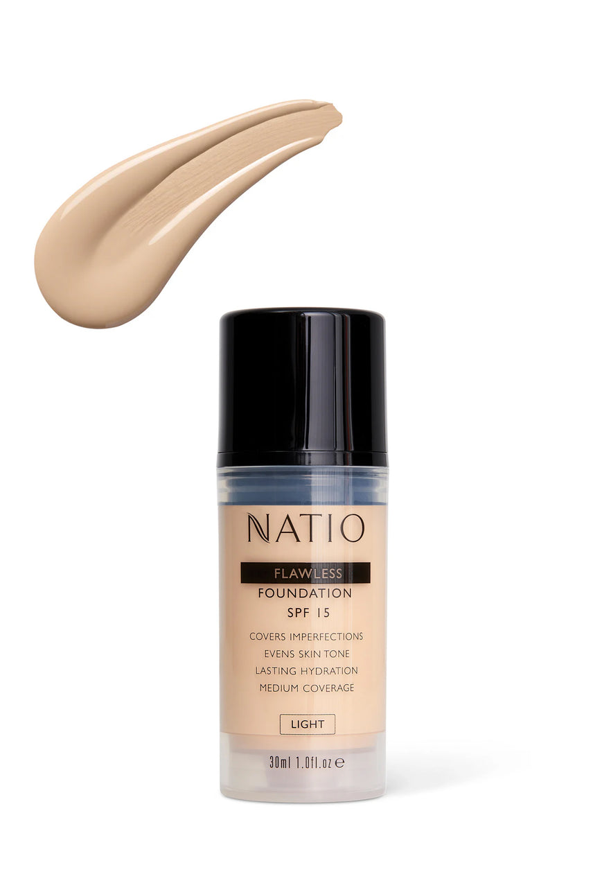 NATIO Flawless Foundation SPF15 Light - Life Pharmacy St Lukes