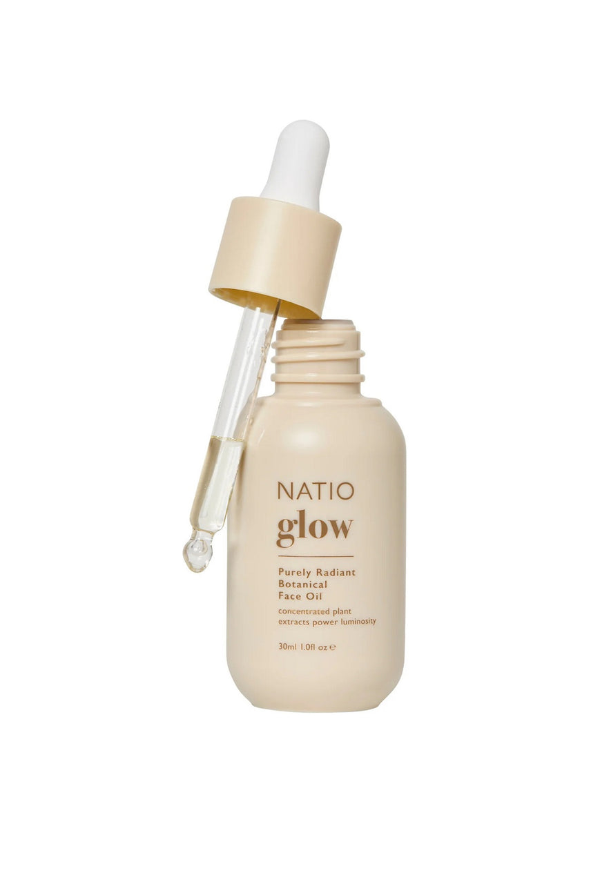 NATIO Glow Purely Radiant Botanical Face Oil 30ml - Life Pharmacy St Lukes