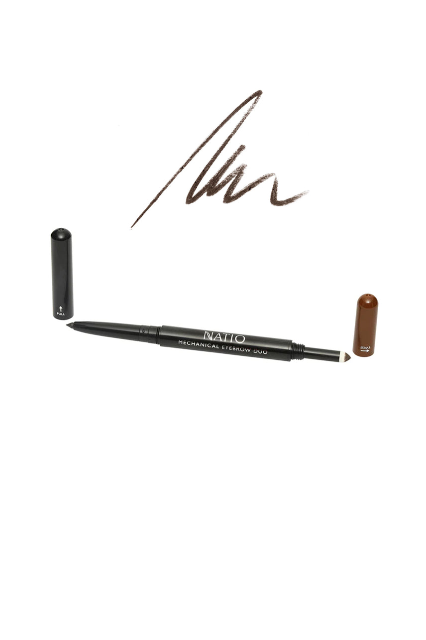 NATIO Mechanical Eyebrow Duo Dark Brown - Life Pharmacy St Lukes