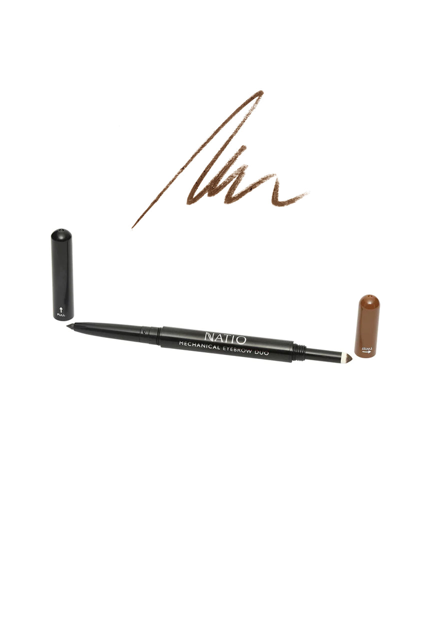 NATIO Mech Eyebrow Duo Medium Brown - Life Pharmacy St Lukes