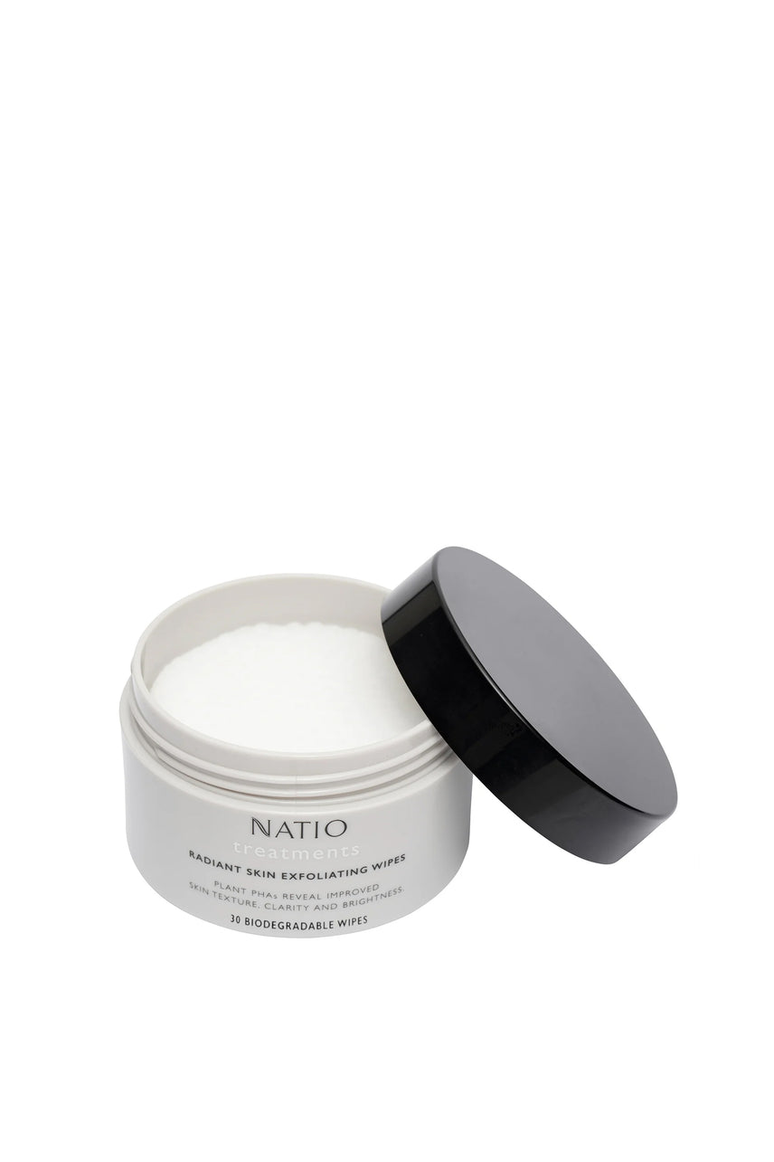 NATIO Treatments Radiant Skin Exfoliating Wipes 30pk - Life Pharmacy St Lukes