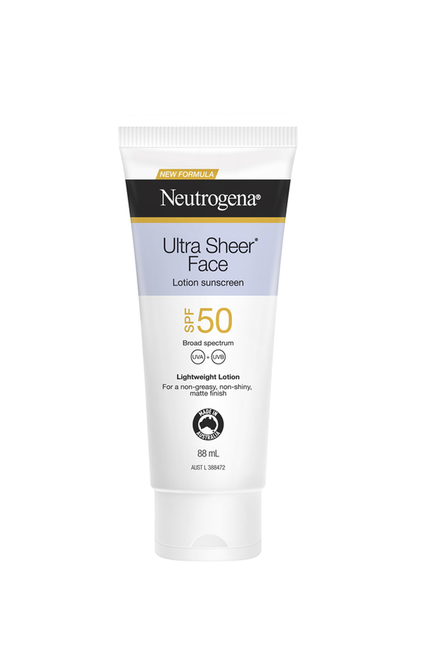 NEUTROGENA Ultra Sheer facial Lotion SPF50 88ml - Life Pharmacy St Lukes