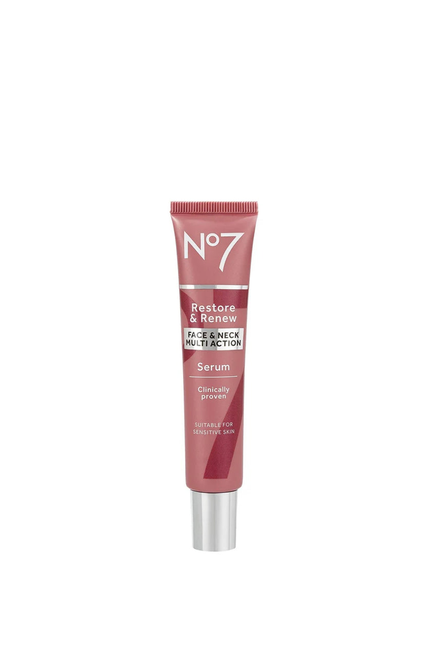 No7 Restore & Renew Face & Neck Multi Action Serum 30ml - Life Pharmacy St Lukes