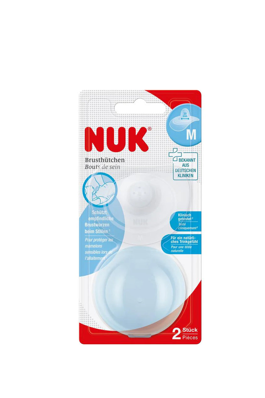 NUK Silicone Nipple Shields Medium 2pk - Life Pharmacy St Lukes