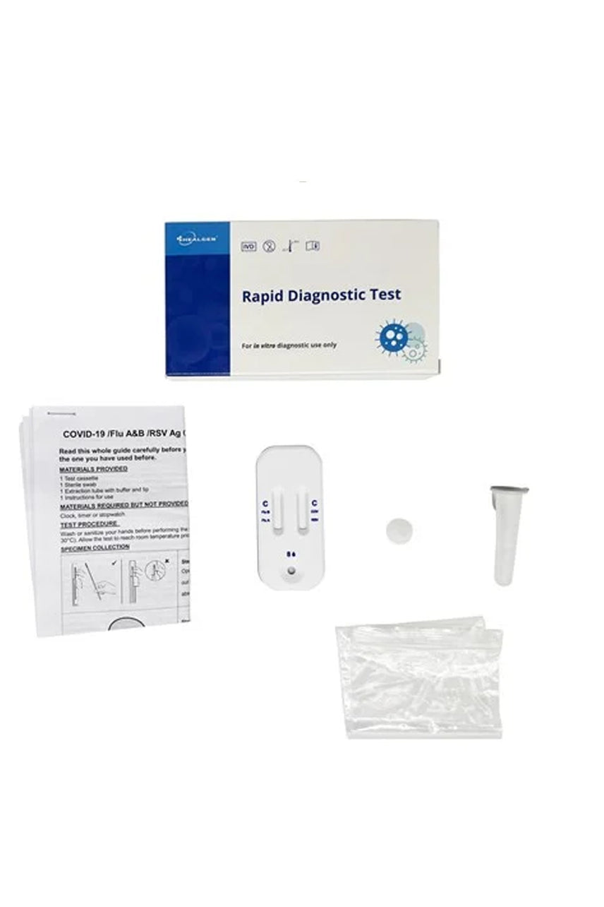 HEALGEN Covid-19, Influenza A&B & RSV - 4 in 1 Combo Rapid Test - Life Pharmacy St Lukes