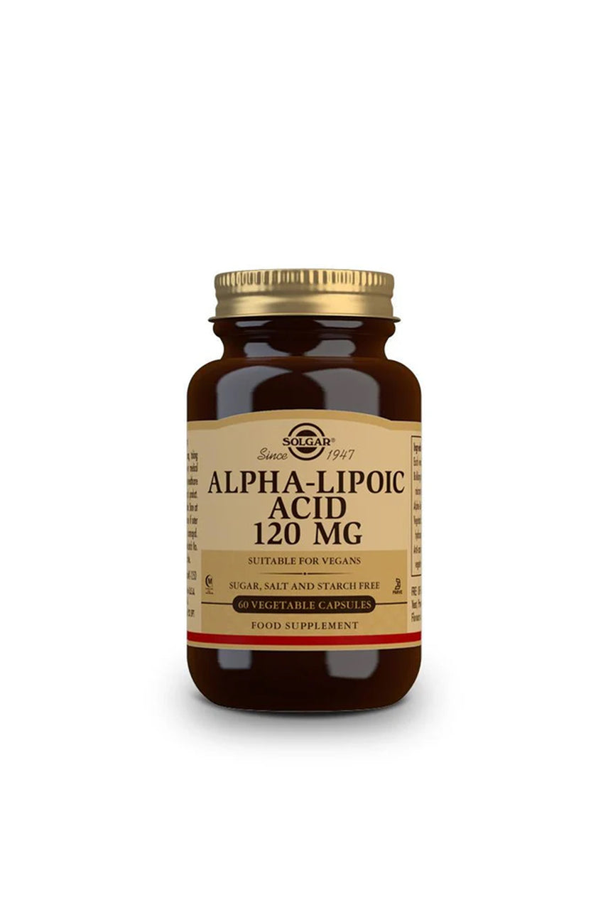 SOLGAR Alpha Lipoic Acid 120mg 60pk - Life Pharmacy St Lukes