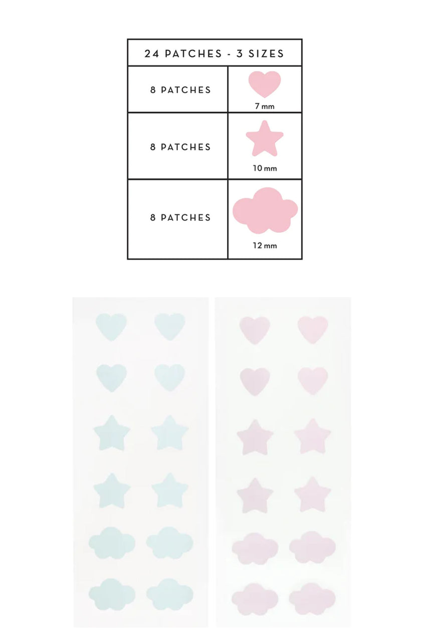 THE CREME SHOP Acne Patch Cotton Candy Skin Hydrocolloid Acne Patches Infused with Aloe Vera + Tea Tree - Life Pharmacy St Lukes
