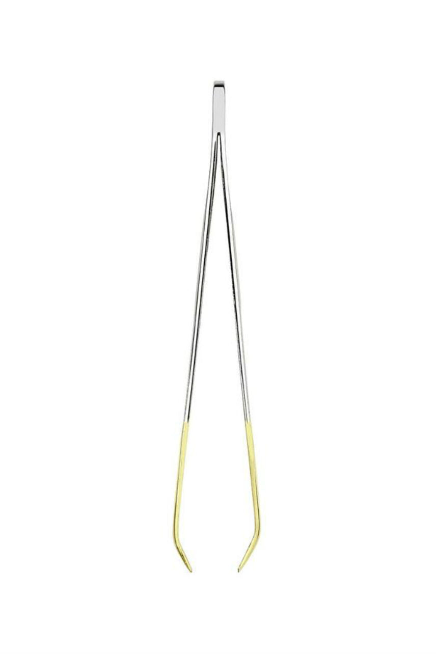 QVS 10-1017 Tempo Easy View Tweezers - Square Tip - Gold - Life Pharmacy St Lukes