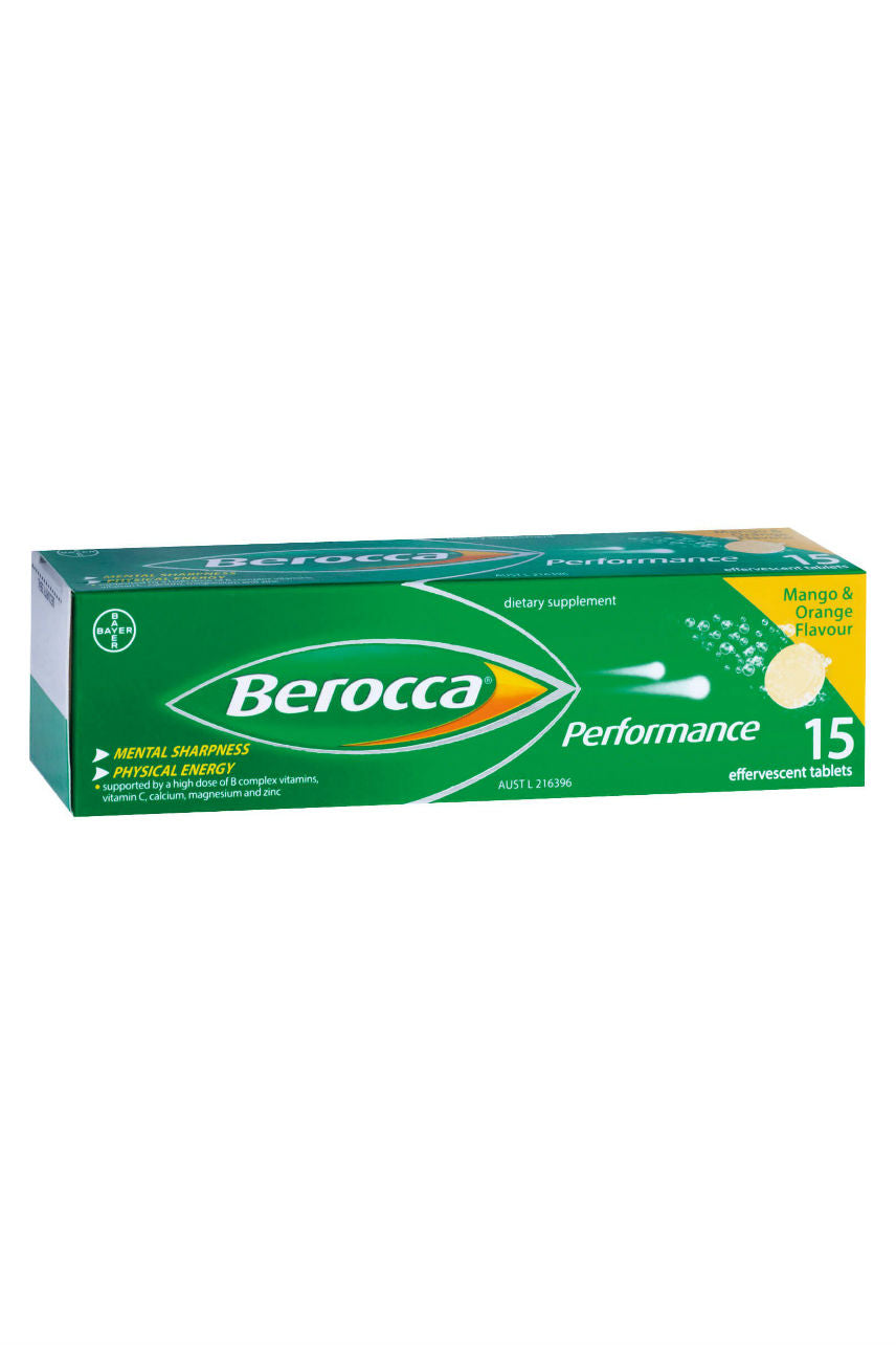 BEROCCA Performance Mango & Orange 15s - Life Pharmacy St Lukes