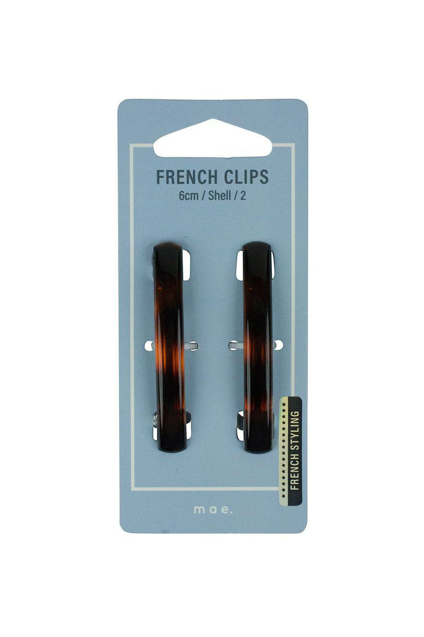 MAE 40-2100S French Clip 6cm Shell 2pcs - Life Pharmacy St Lukes