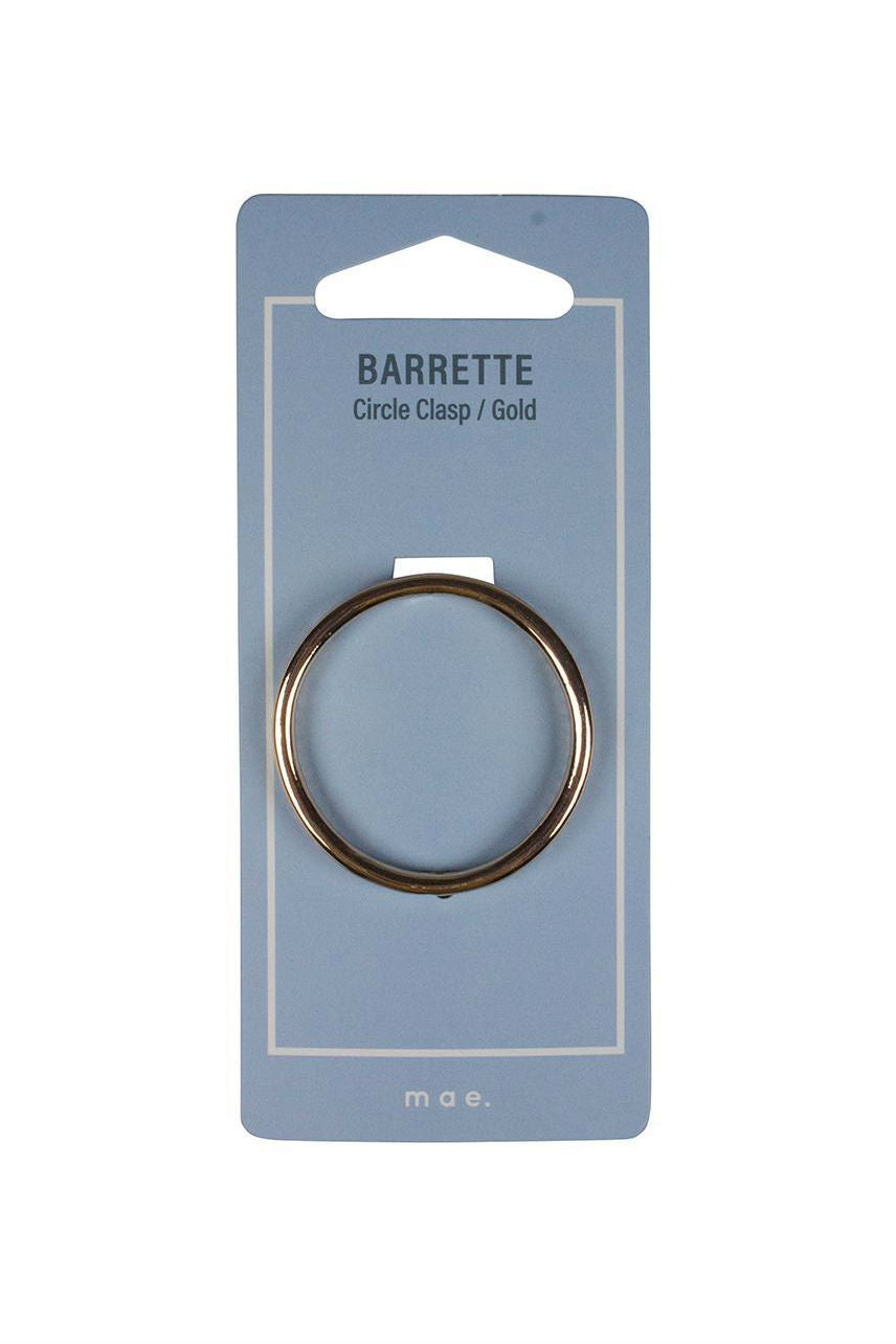 MAE 40-2107 Barrette Gold Circle Clasp - Life Pharmacy St Lukes