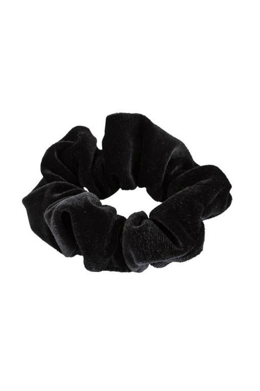 MAE 40-2213BK Elastic Scrunchie Velvet Black - Life Pharmacy St Lukes