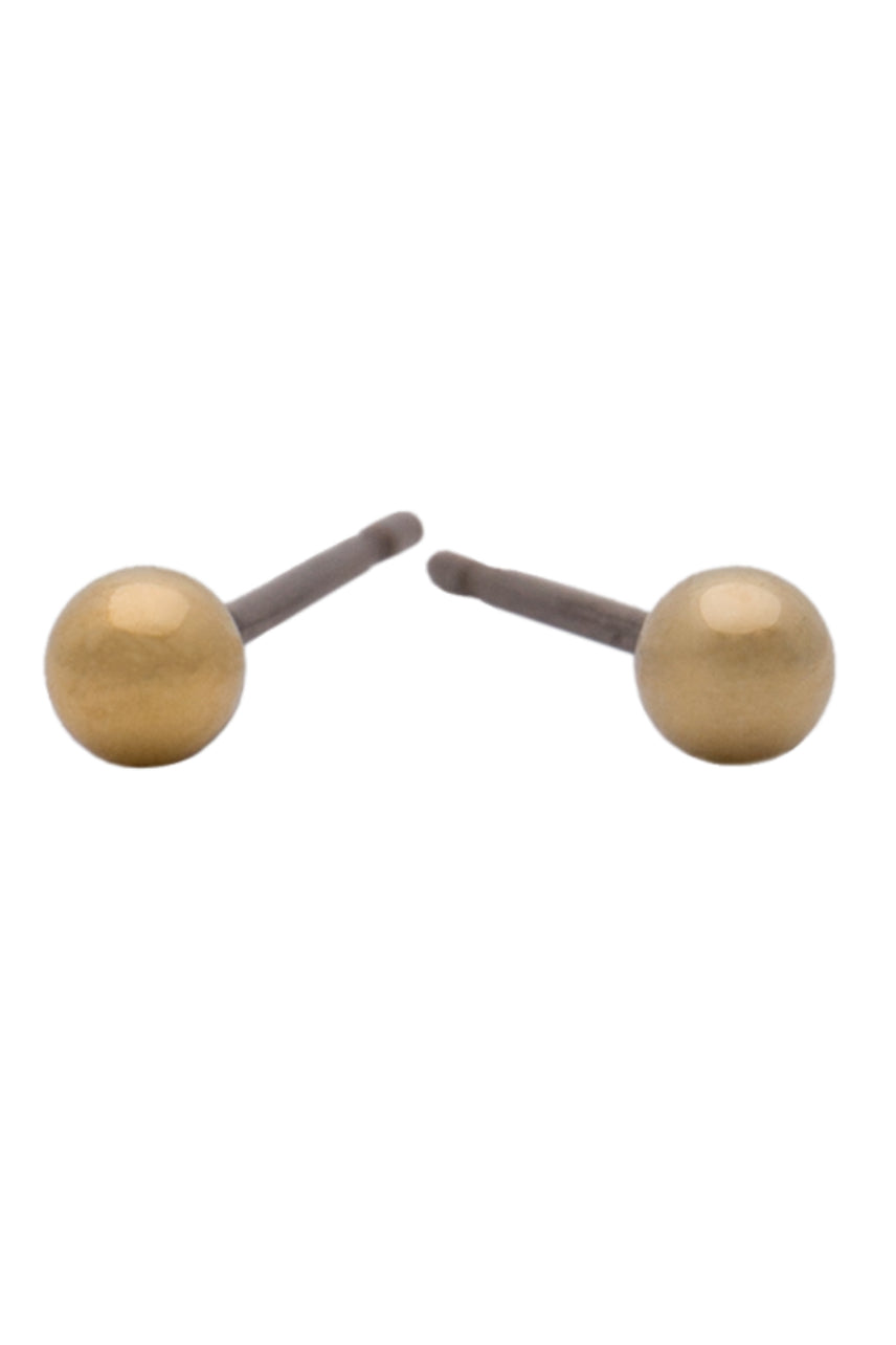 EURO 4mm Gold Ball Studs - Life Pharmacy St Lukes
