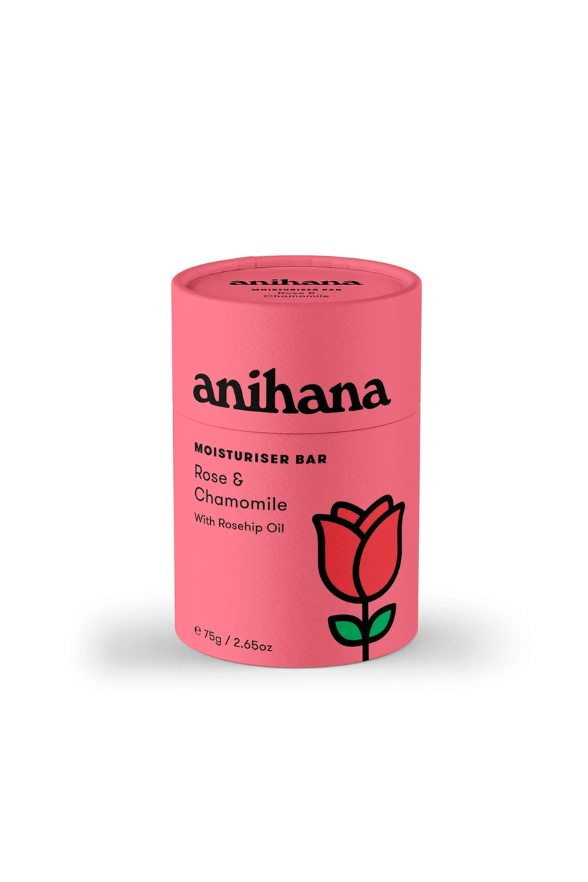 ANIHANA Solid Moisturiser Rose & Chamomile 75g - Life Pharmacy St Lukes