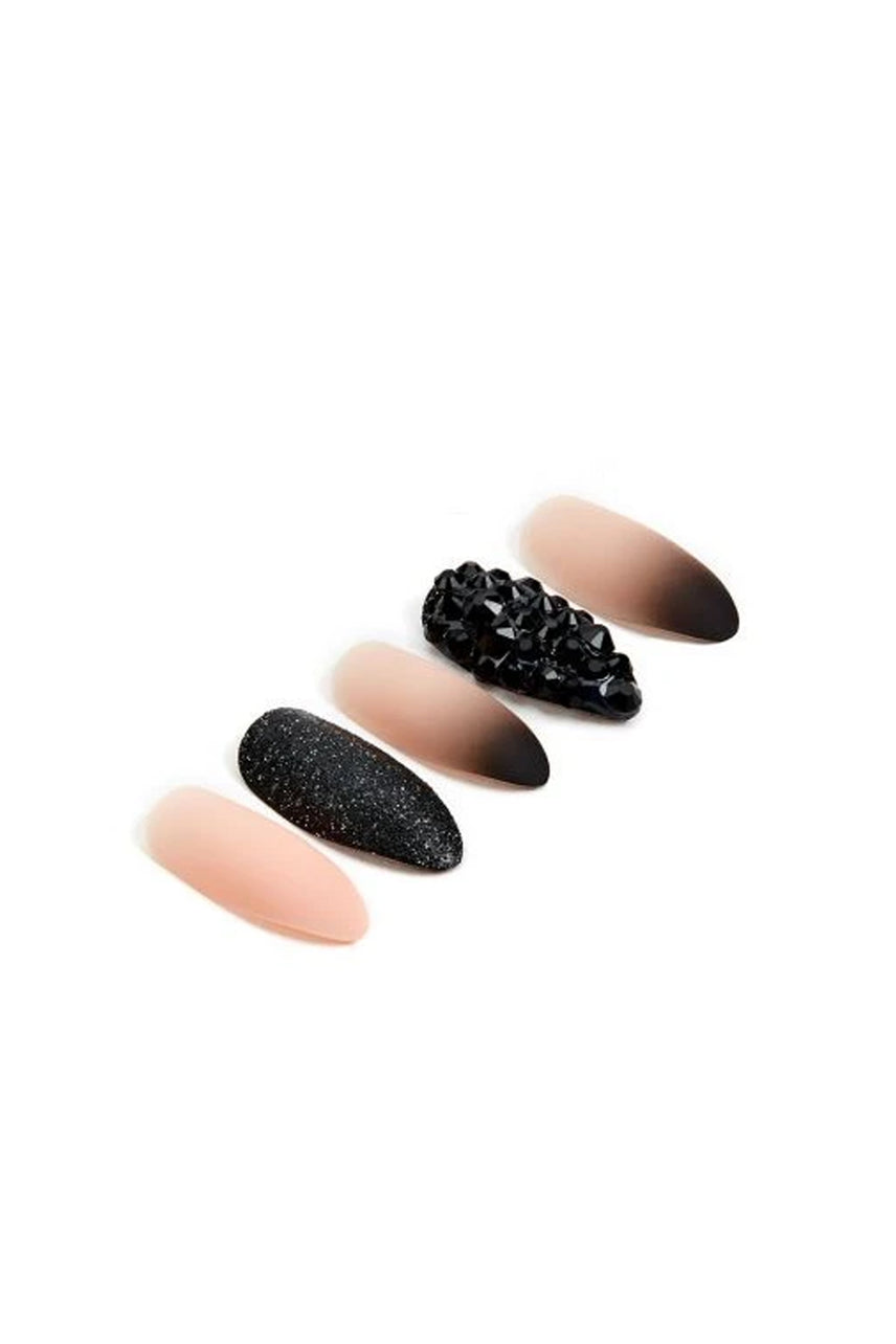 ARDELL Nail Addict Premium Black Stud & Pink Ombre - Life Pharmacy St Lukes
