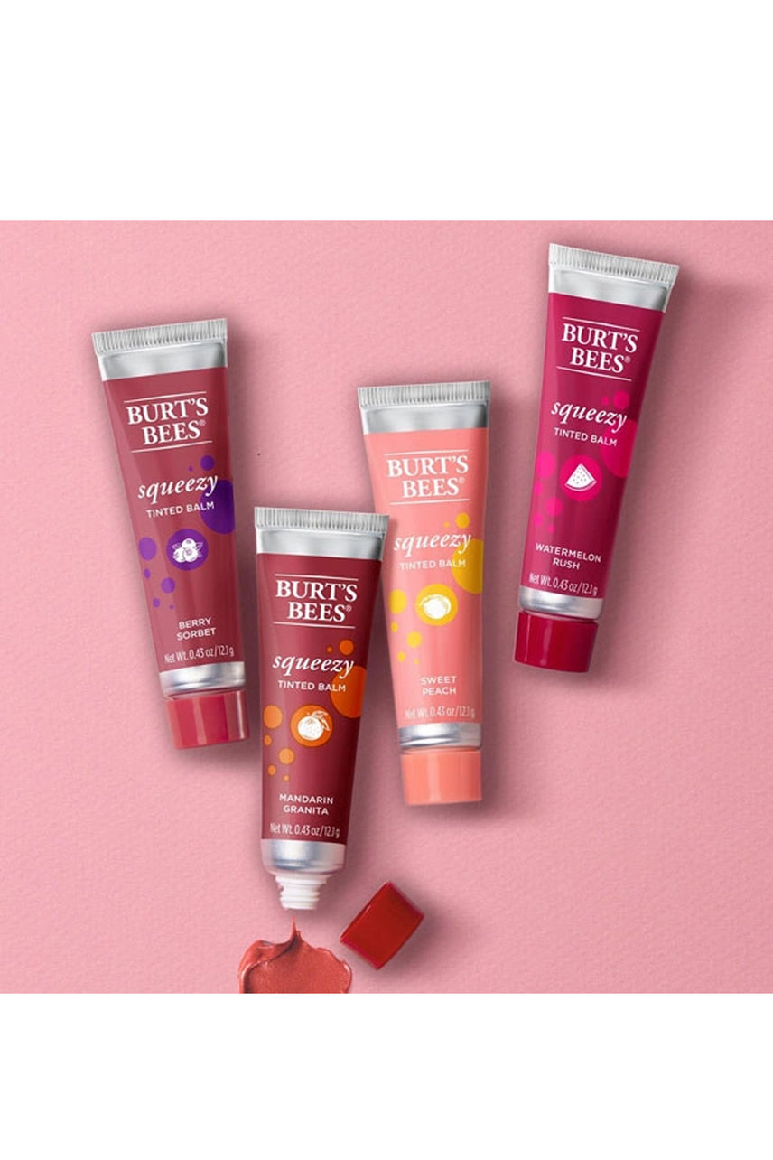 BURTS Bees Squeezy Lip Balm Sweet Peach - Life Pharmacy St Lukes