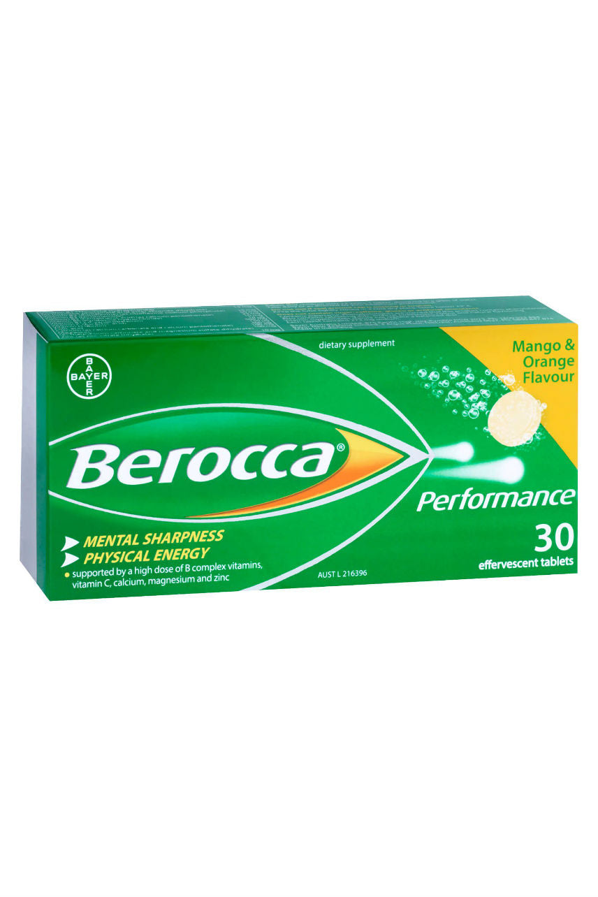 BEROCCA Performance Mango & Orange 30s - Life Pharmacy St Lukes