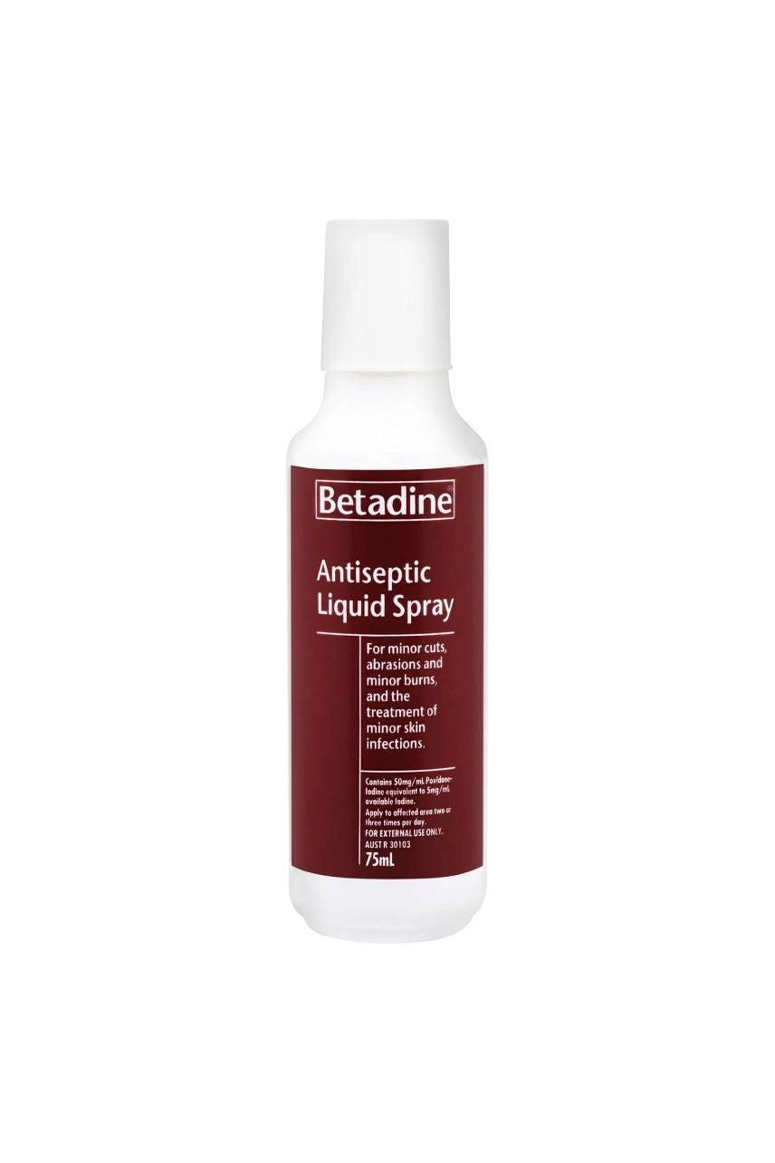 BETADINE Antiseptic Liquid Spray 75ml - Life Pharmacy St Lukes