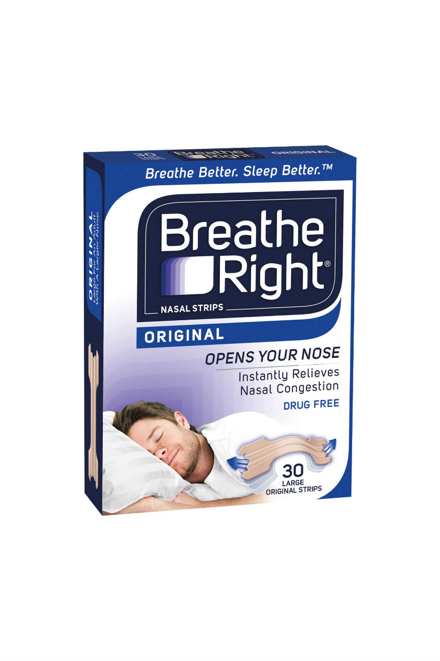 BREATHE RIGHT Strips Tan Large 30pk - Life Pharmacy St Lukes