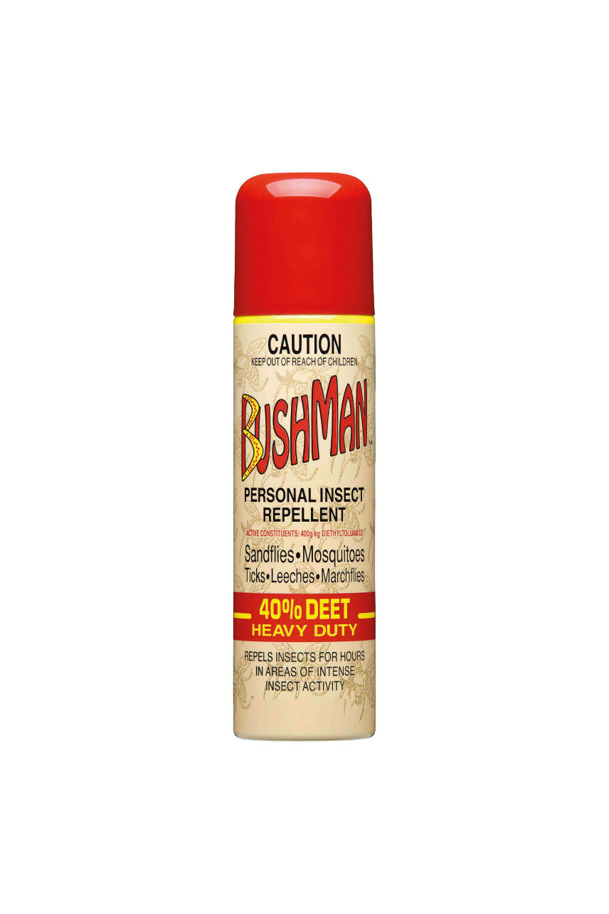 BUSHMAN Aerosol 40% DEET 130g - Life Pharmacy St Lukes