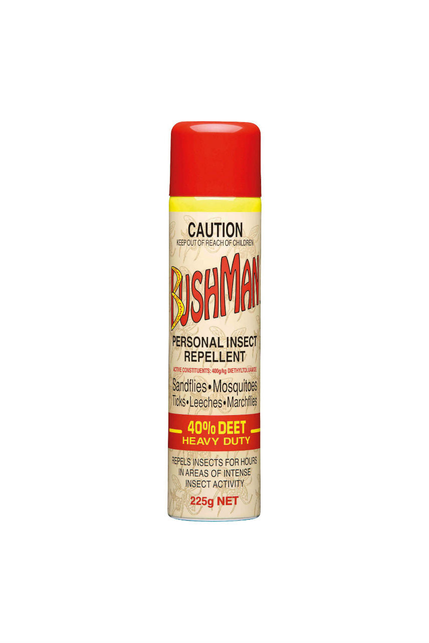 BUSHMAN Aerosol 40% DEET 225g - Life Pharmacy St Lukes